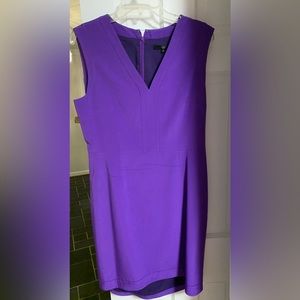 Tibi Purple Sheath Mini Dress